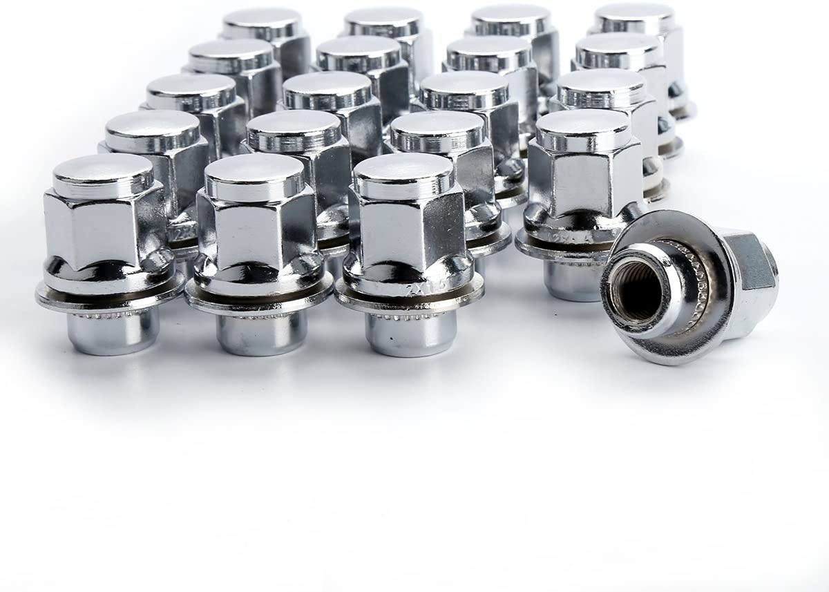 24 Toyota OEM Mag Lug Nuts Set Fits All 6 Lug Mag Wheels / Rims 6x5.5 Or 6x139.7 Tacoma, 4Runner, FJ Cruiser, Tundra, Wheel Lugs