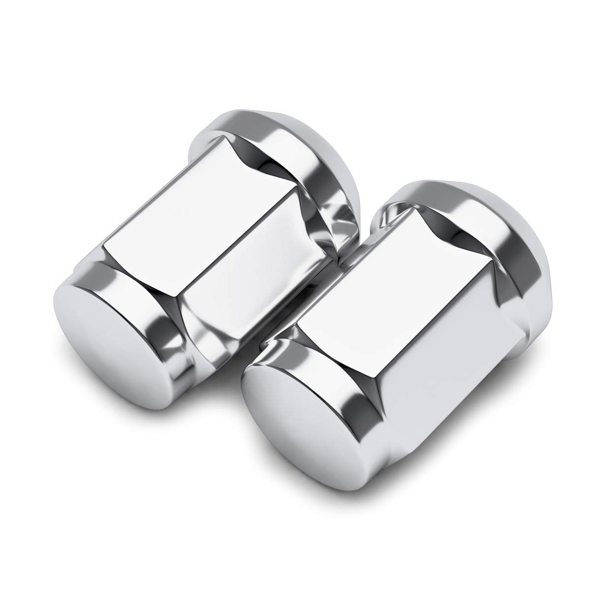 24 écrous de roue bombés 12 x 1,5 chrome poli | États-Unis | Belle qualité