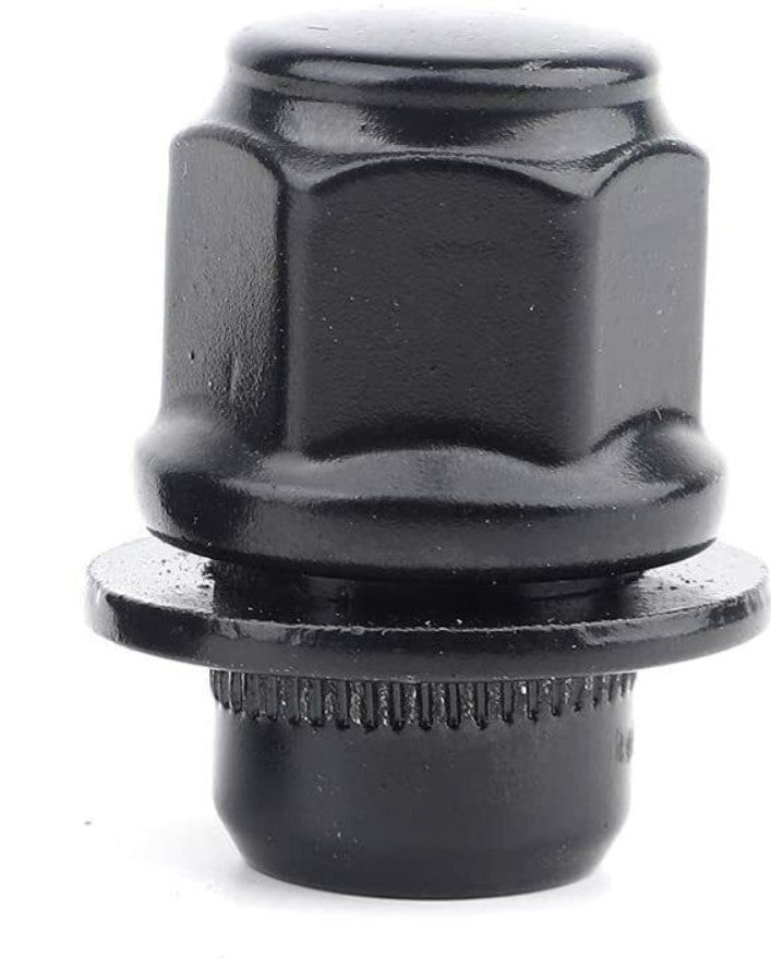 16 Écrous de roue Nissan OEM Black Factory Mag Style 12x1,25 | Pour les voitures Nissan à 4 pattes