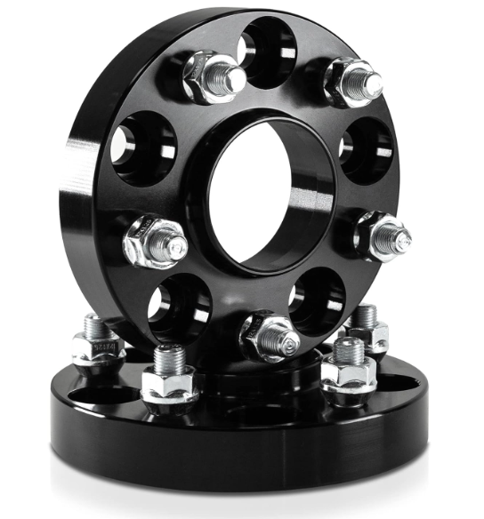 5X5 Jeep Wheel Spacers Adapters Fits Wj Wk Jk Xk 1.25 Inch Thick 5X127 + Free Spline Lug Nuts