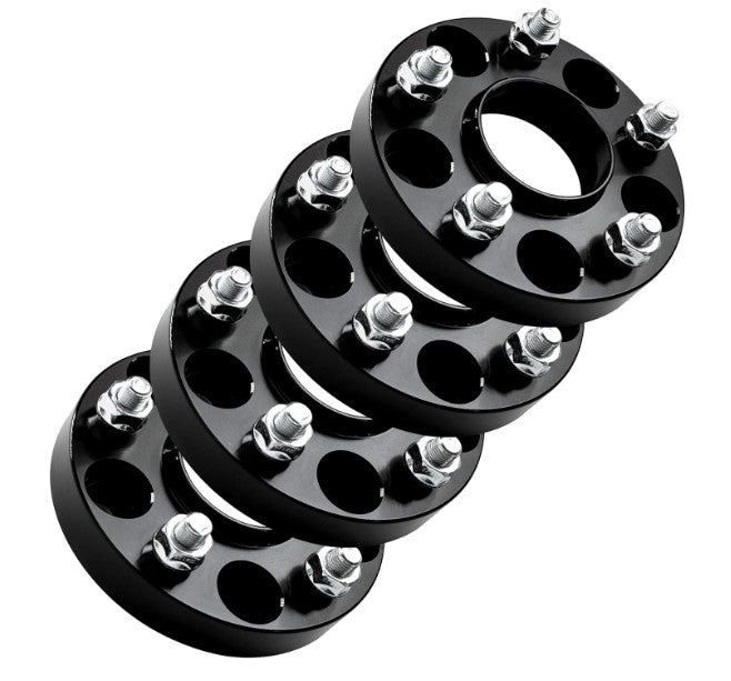 Adaptadores de rueda centrados en bujes de 5x120 a 5x112 de 17 mm de grosor + pernos de orejeta de 12x1,5 | Utilice ruedas Mercedes en un automóvil BMW