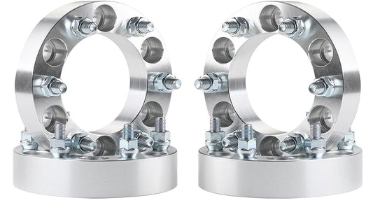 6X5.5 To 6X135 Wheel Adapters 14X1.5 Studs Use Ford Wheels On Chevy Trucks Will Work with All Aftermarket 6x135 Rims Wheels