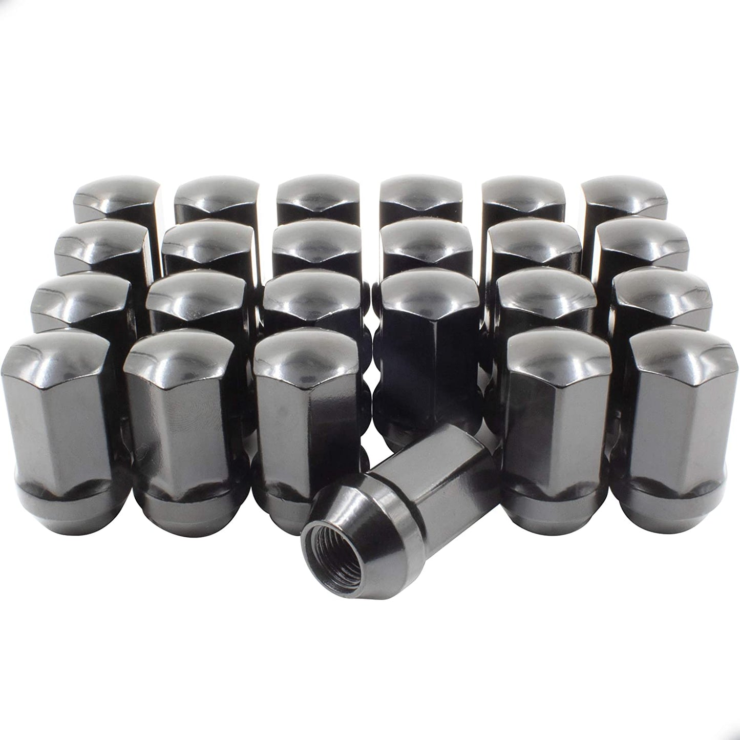 24 écrous de roue OEM GMC Sierra Factory M14 x 1,5, hexagonaux de 22 mm, adaptés à toutes les roues d'usine OEM.