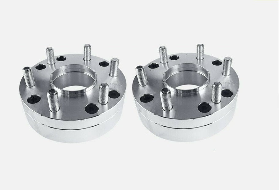 Hub Centric Wheel Adapters 5x5 TO 6x135 | Use 6 lug Wheels On 5 Lug Truck | 2" Inch Thick 14x1.5 Studs Made in the USA
