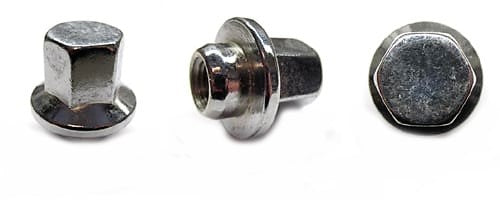 GM OEM Snowflake Style Chrome Lug Nuts 7/16 Fits Pontiac Firebird Chevy Corvette Camaro Mag Style Wheels