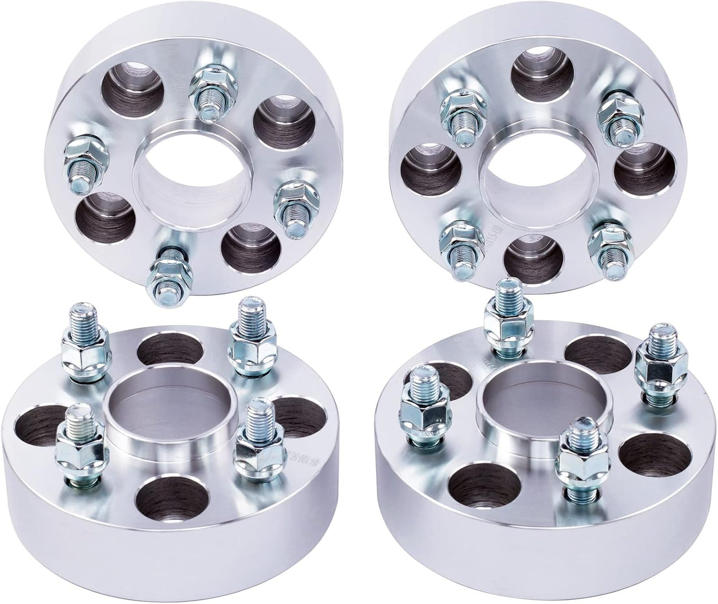 Adaptateurs d'entretoises de roue 4X100 à 4X100 1.5 "pouces ou 38mm 4 cosses 12X1.5 JDM 4pc