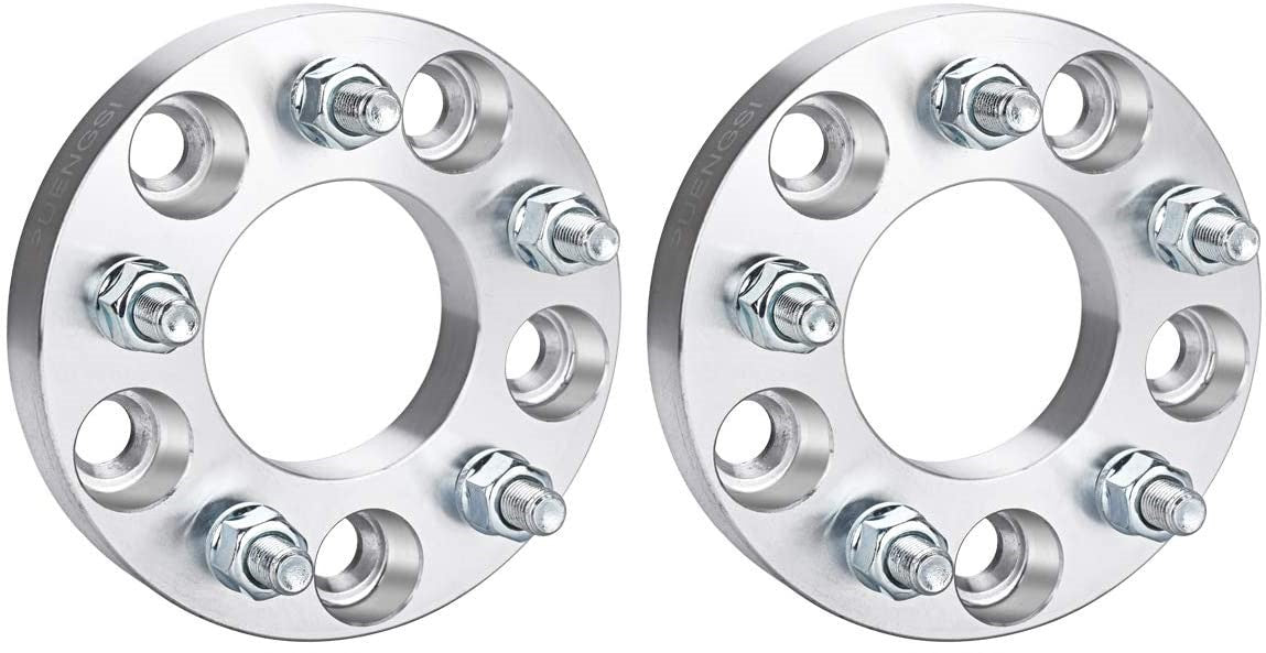 Adaptadores de rueda centrados en cubos de 5x5 a 5x135 de 1,25" ¡Utilice ruedas Expedition F-150 de 5x135 en Chevy y Jeeps de 5x127!