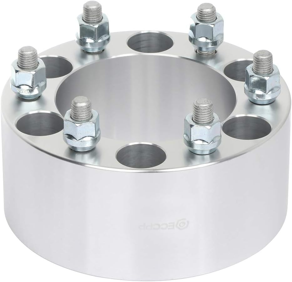 6X139.7 For Mitsubishi Shogun, L200 L300, Pajero Wheel Spacers 3 Inch or 75Mm 6X5.5 Fits Toyota Hilux Landcruiser Fj Cruiser, Tacoma, 4Runner, 6 Lug Tundra 12x1.5