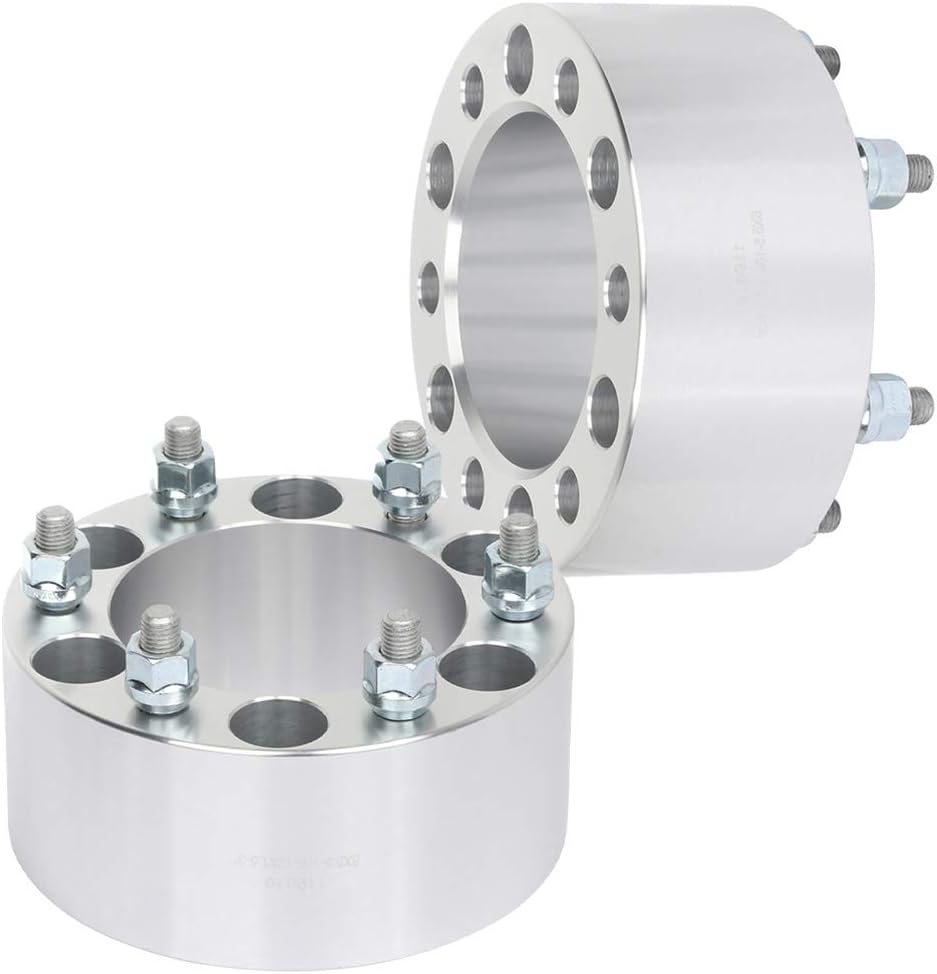 6x5.5 Wheel Spacers For Chevy Silverado GMC Sierra RAM 1500 14x1.5 Fits Chevy GMC RAM 1500 6x139.7