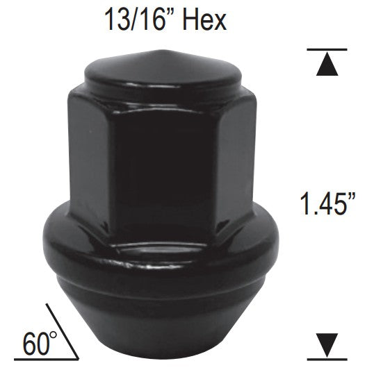 14x1.5 Ford OEM Factory Style Lug Nuts For Explorer Mustang Maverick Edge & Lincoln Aviator Nautilus MKX ACPZ-1012-M ACPZ-1012-D 611-007