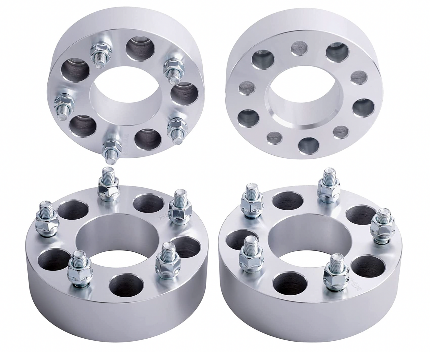 5x5.5 to 5x5 Wheel Adapters Dodge Ram 1500 1.25, 1.5 inch, or 2 inch Thick 5x139.7 to 5x127 14x1.5, 1/2x20, & 9/16-18 Options