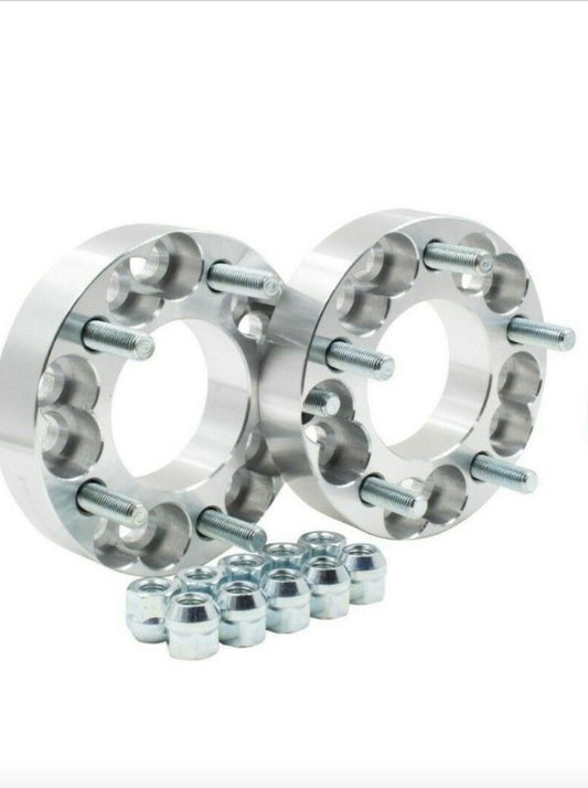 5X100 to 5X4.5 OR 5X4.25 To 5X4.5 Wheel Adapters Spacers 1.25" Inch Thick 12X1.5 Studs