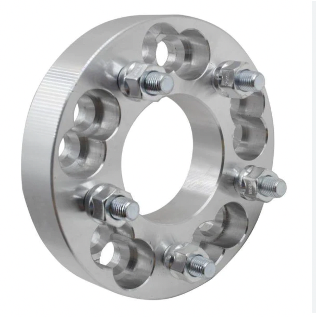 4 Ford Wheel Adapters Spacers 5X108 To 5X120.7 | 1.25" Inch Thick | 12X1.5 Studs