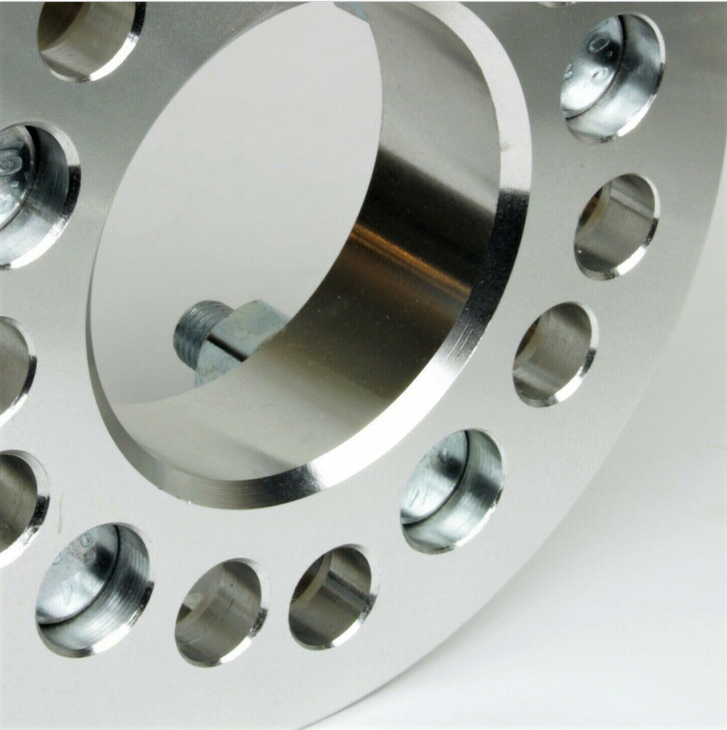 4 Ford Wheel Adapters Spacers 5X108 To 5X120.7 | 1.25" Inch Thick | 12X1.5 Studs