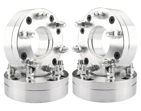 5x5.5 To 6x5.5 Wheel Adapters 2" Inch Thick 14x1.5 Put 6 Lug RAM 1500 Wheels On 5 Lug RAM 1500 Trucks