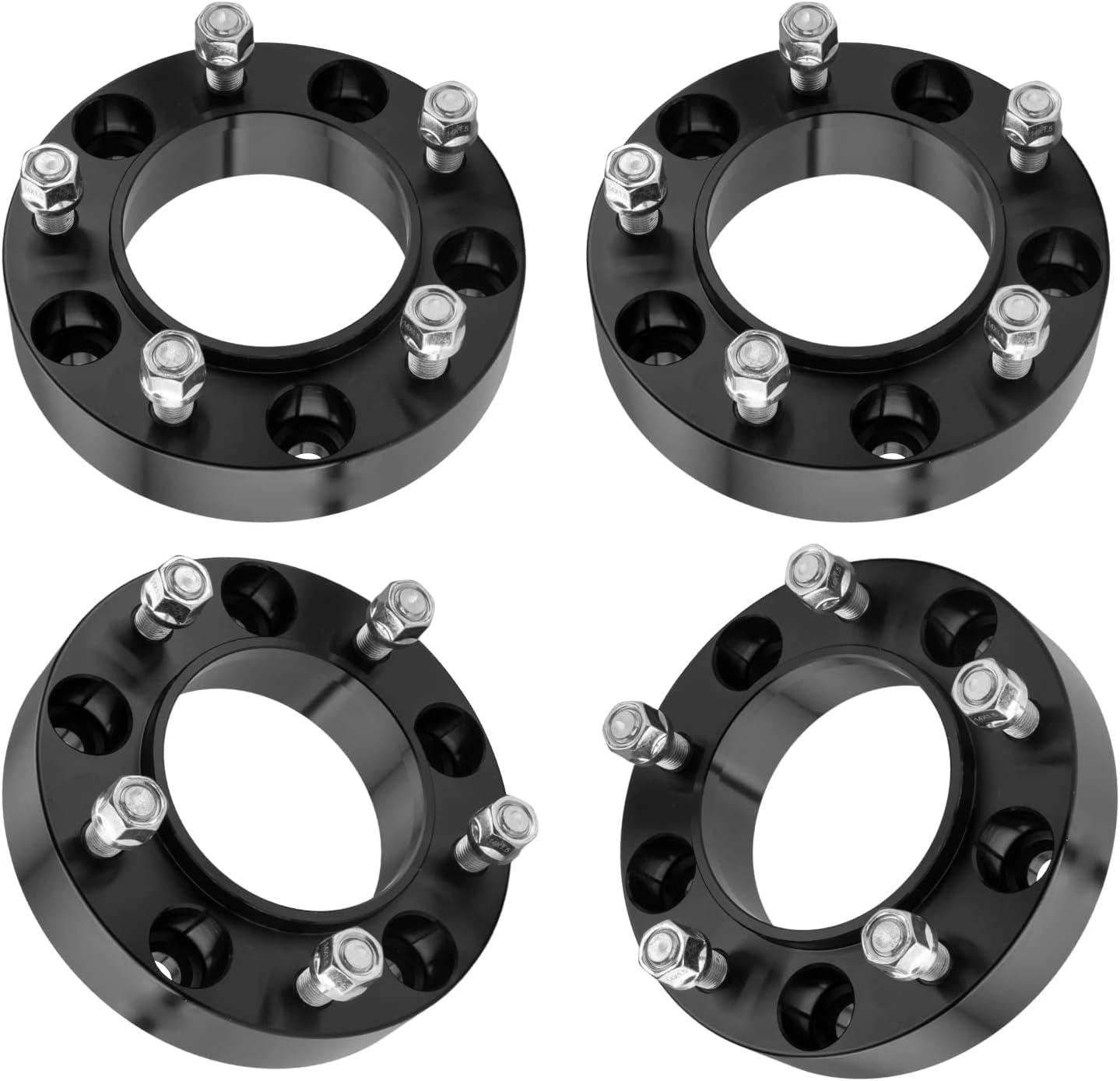 4PC TOYOTA TUNDRA 5X150 HUBCENTRIC WHEEL SPACERS 1.5 INCH THICK 14X1.5 STUDS - 110MM CENTER BORE