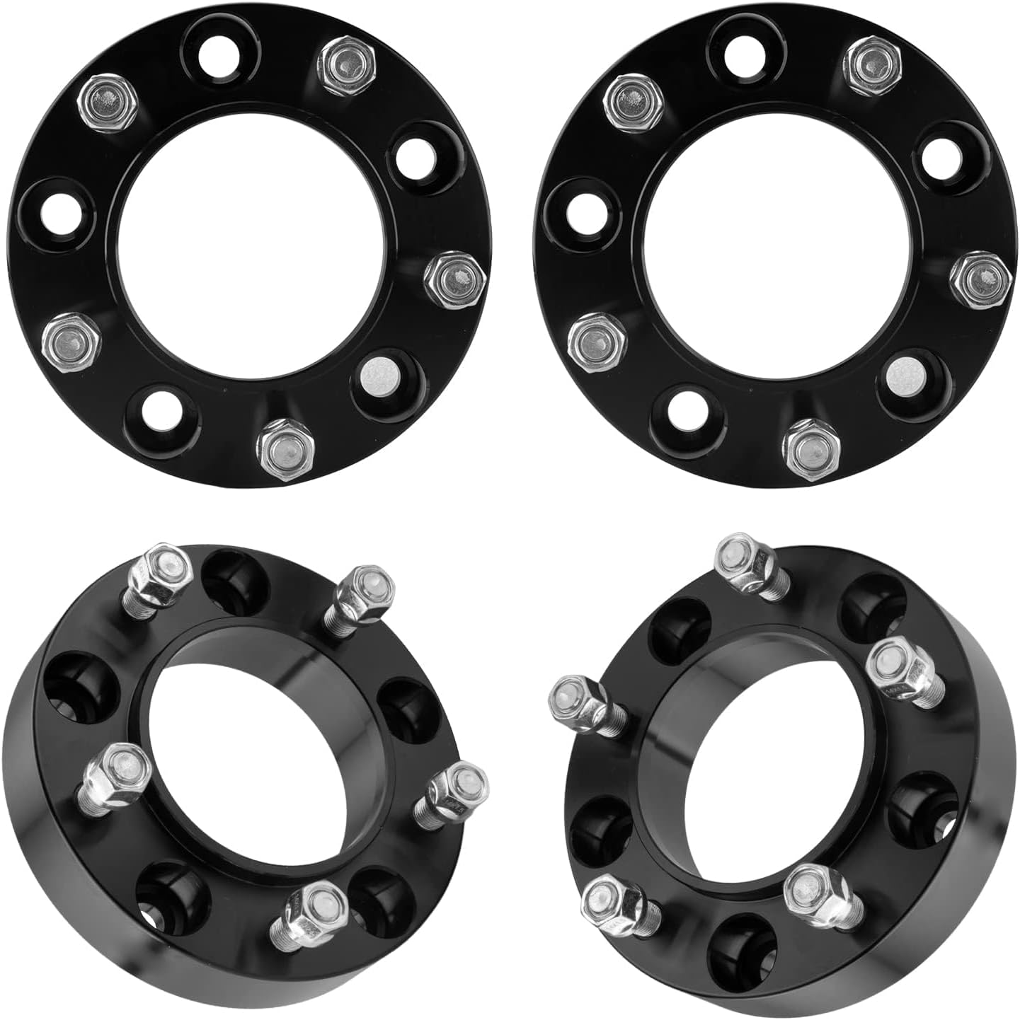 4PC TOYOTA TUNDRA 5X150 HUBCENTRIC WHEEL SPACERS 1.5 INCH THICK 14X1.5 STUDS - 110MM CENTER BORE