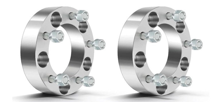 5X4.5 To 5X5 Wheel Adapters 1.25" inch or 1.5" inch 1/2x20 Adapts Jeep Jk Wheels On Tj Yj Kk Sj Xj Mj AKA 5x114.3 to 5x127