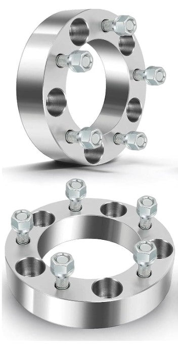 5X4.5 To 5X5 Wheel Adapters 1.25" inch or 1.5" inch 1/2x20 Adapts Jeep Jk Wheels On Tj Yj Kk Sj Xj Mj AKA 5x114.3 to 5x127