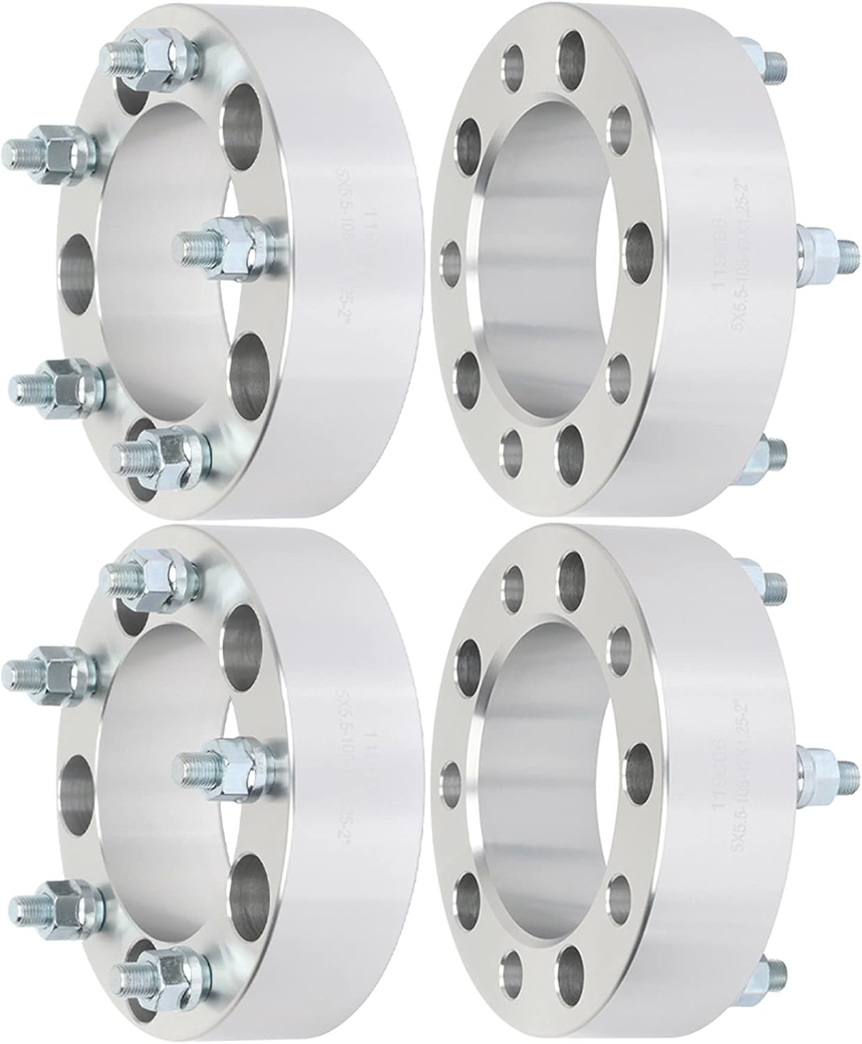 5X5.5 WHEEL SPACERS 5x139.7 | 12X1.25 Studs for Suzuki Samurai Sidekick XL-7 Geo Chevy TRACKER 108mm Center Bore