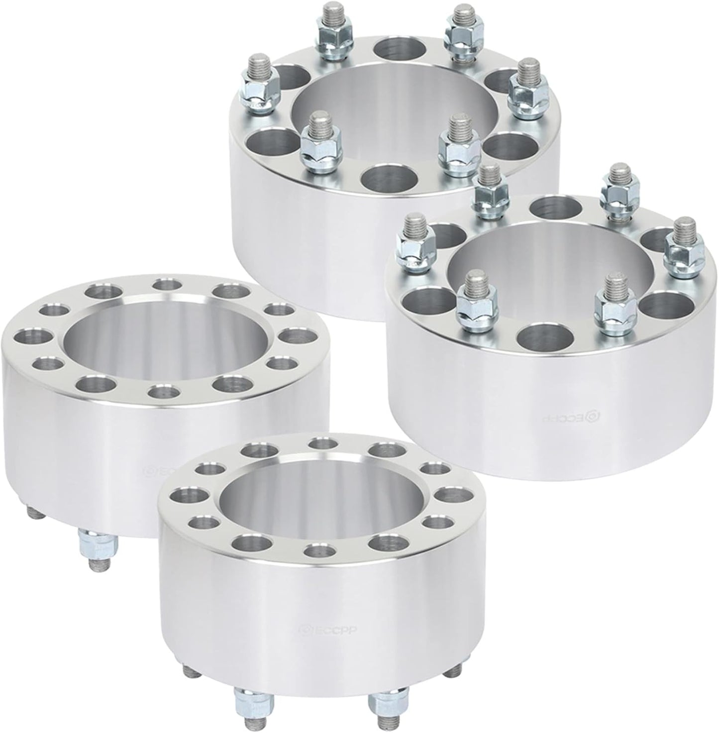 6x5.5 Chevy GMC Cadillac Wheel Spacers 3 Inch 6X139.7 14X1.5 Studs 78.1mm Center Bore 4pc