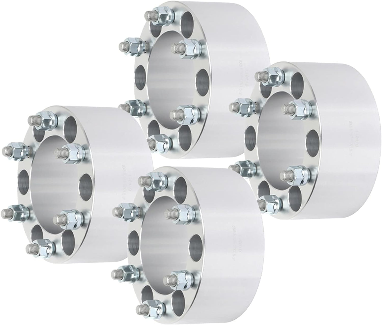 4 adaptadores de rueda centrados en bujes 6X135 a 6X5,5 | Los pernos 14X2.0 permiten que las camionetas Ford utilicen ruedas de camioneta Chevy GMC
