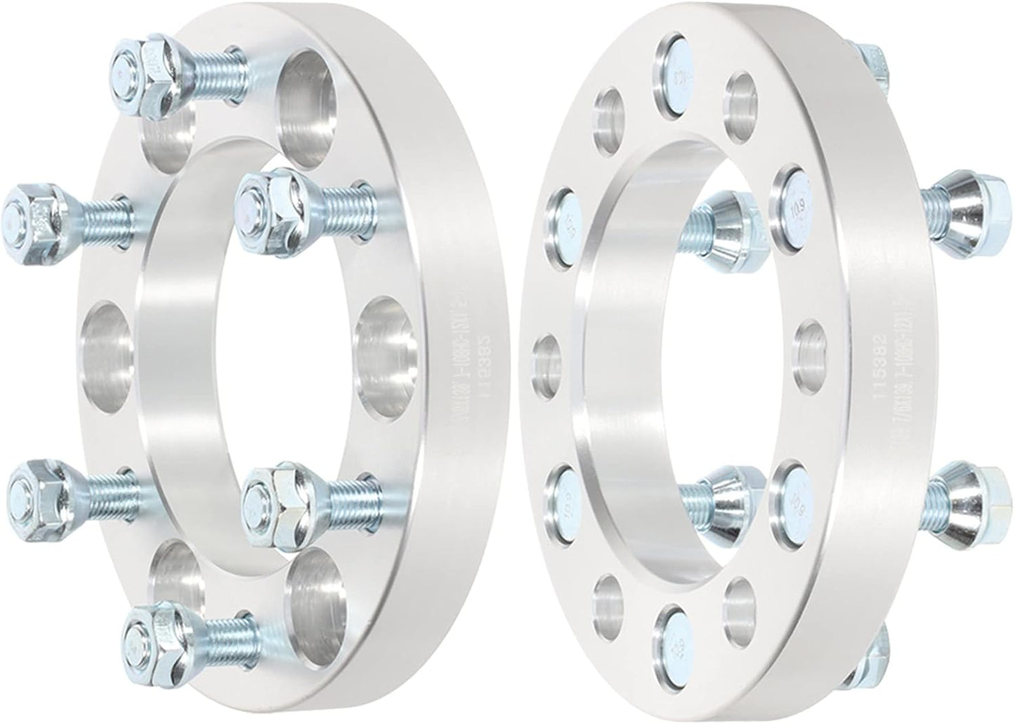 2 espaciadores de ruedas Toyota 6x5,5 o 6x139,7 | ¡Disponible de 1 a 3 pulgadas de espesor! Los pernos de 12 x 1,5 se adaptan a todas las camionetas Toyota de 6 lengüetas.