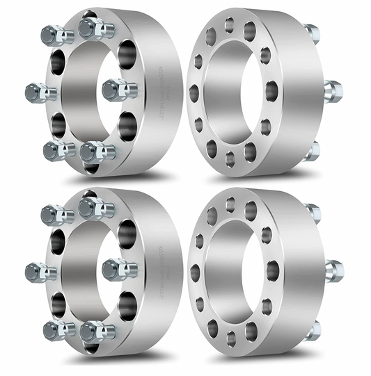 6X135 To 6X5.5 Wheel Adapters 14X2 Studs Allows Ford Trucks To Use Chevy GMC Truck Wheels