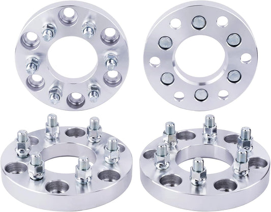 6x5.5 to 6x120 Wheel Adapters 1", 1.25", 1.5", or 2" Put Chevy Colorado GMC Canyon 6x120 Wheels on 6x139.7 Silverado Sierra 78.1mm Hub 14x1.5