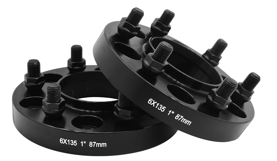 6X135 Hub Centric Wheel Spacers 14X1.5 For Ford Raptor F-150 Expedition Navigator Bronco Raptor