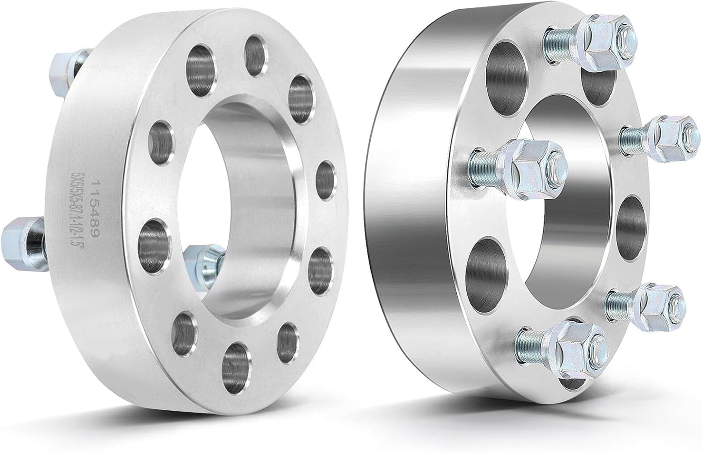 5x5 to 5x115 Wheel Adapters 14x1.5 AKA 5x127 to 5x115 MADE IN THE USA Put Pre 2024 Charger Challenger 300 Magnum Wheels on Jeep Wrangler Gladiator Grand Cherokee & 2025 + Charger EV Challenger EV