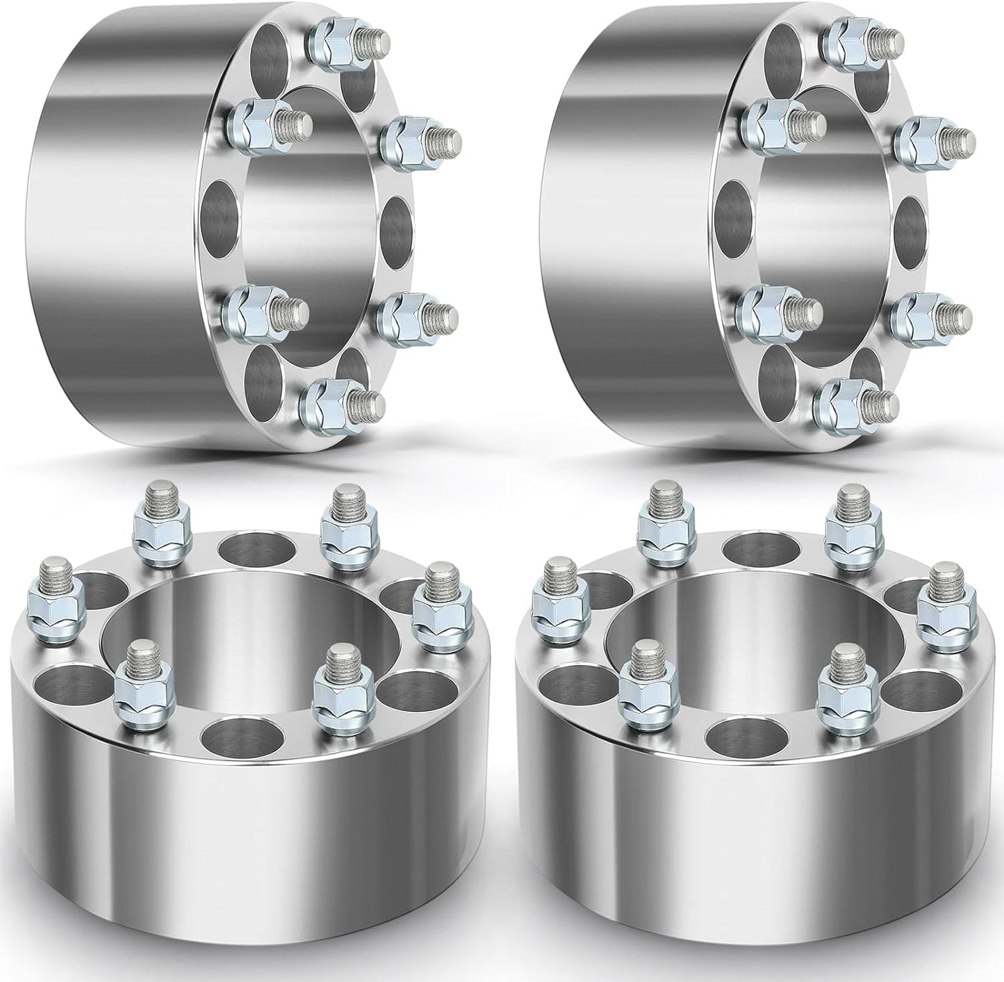6x5.5 Wheel Spacers For Chevy Silverado GMC Sierra RAM 1500 14x1.5 Fits Chevy GMC RAM 1500 6x139.7