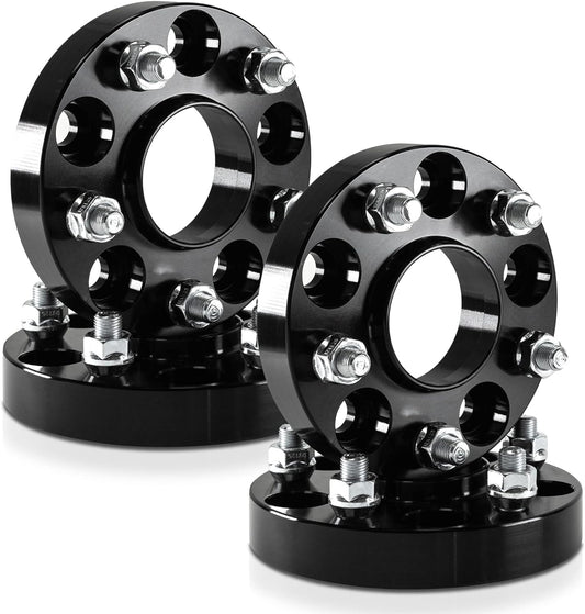6X135 To 6X5.5 Hub Centric Wheel Adapters 1.25 Inch Thick 14X1.5 Studs Use Chevy GMC Truck Wheels On Ford Trucks