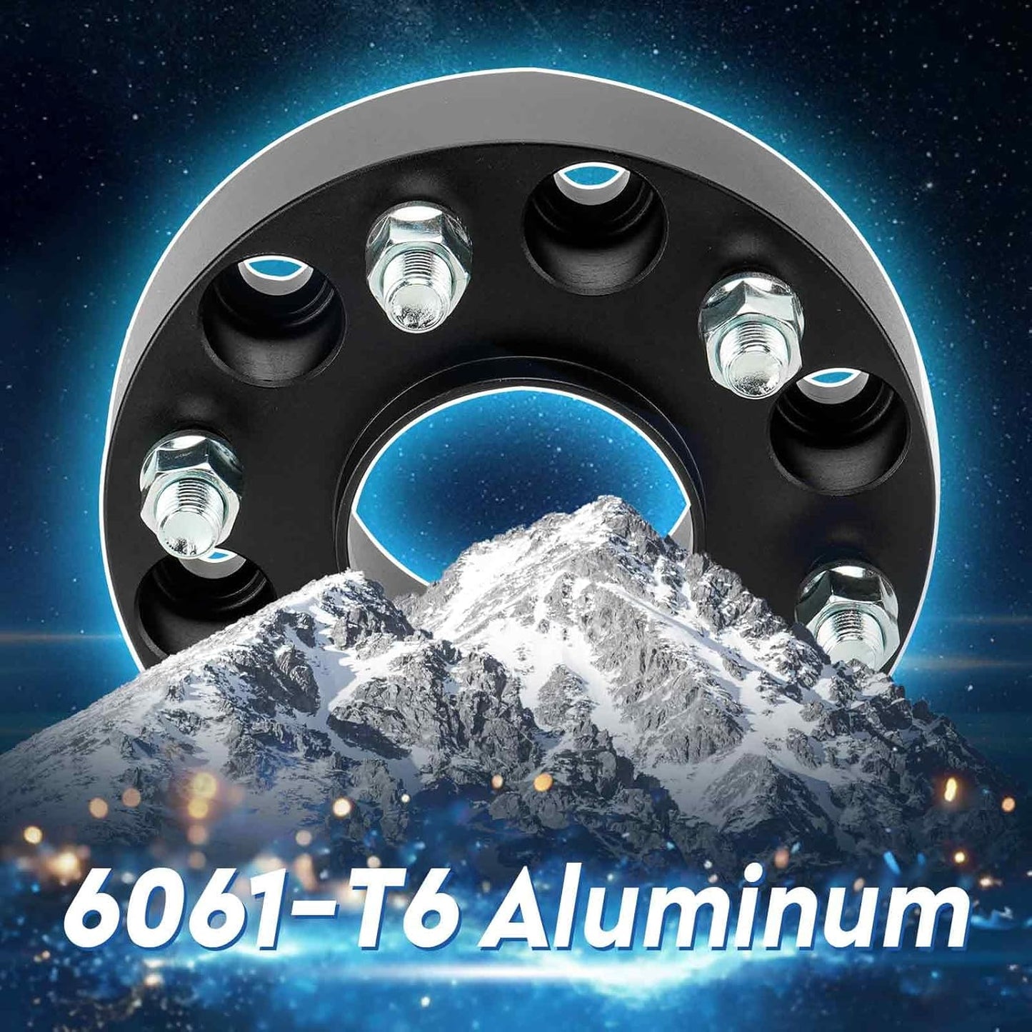 Adaptadores de rueda de 6x4,75 a 6x5,5 Hubcentric de 1,5 pulgadas de grosor convierte Chevy GMC Colorado y Canyon SRX en ruedas/llantas de 6x5,5