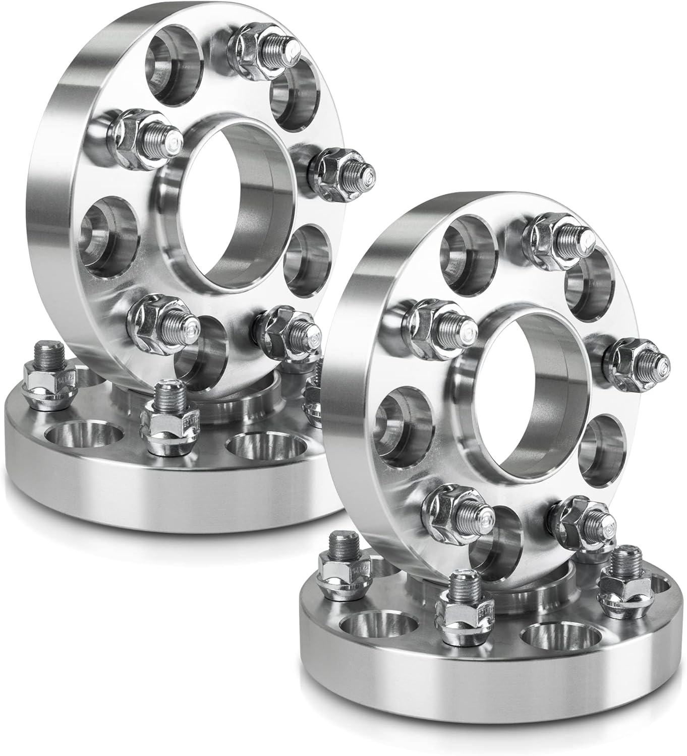5x112 to 5x120 Hub Centric Wheel Adapters 20mm + 20 Low Seating Bolts | Complete Kit To Use BMW Wheels On Mercedes Vehicle Custom Made in the USA