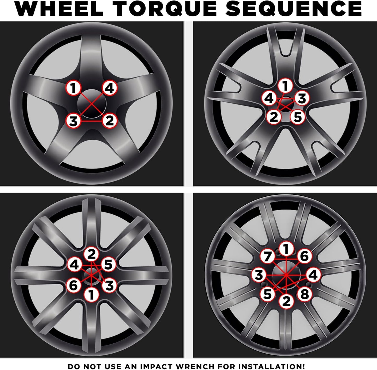 20 TUERCAS NEGRAS 14X1.5 | TUERCAS MOPAR DODGE CHALLENGER CHARGER MAGNUM 5X115
