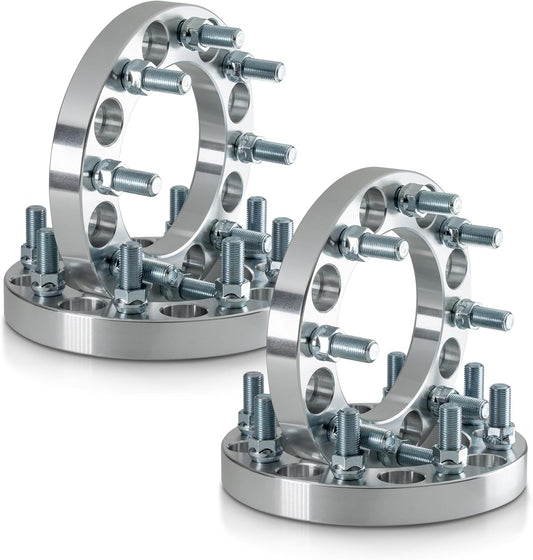 8X6.5 To 8 X 6.5 Wheel Spacers Adapters 1" Inch Thick 9/16" Studs For Dodge Ford 4pc