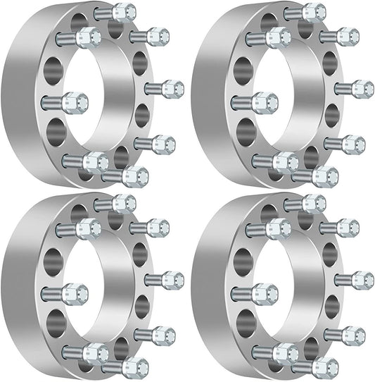 8X6.5 To 8X170 Wheel Adapters 2" Inch or 50mm Thick 9/16 Lugs Fits Dodge Ford 4pc
