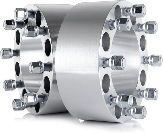8x200 To 8x170 Wheel Adapters allows Ford F-350 Dually to use F-250 F-350 Super Duty Rims / Wheels  14x1.5 Studs 142mm Hub Centric Custom Made in the USA