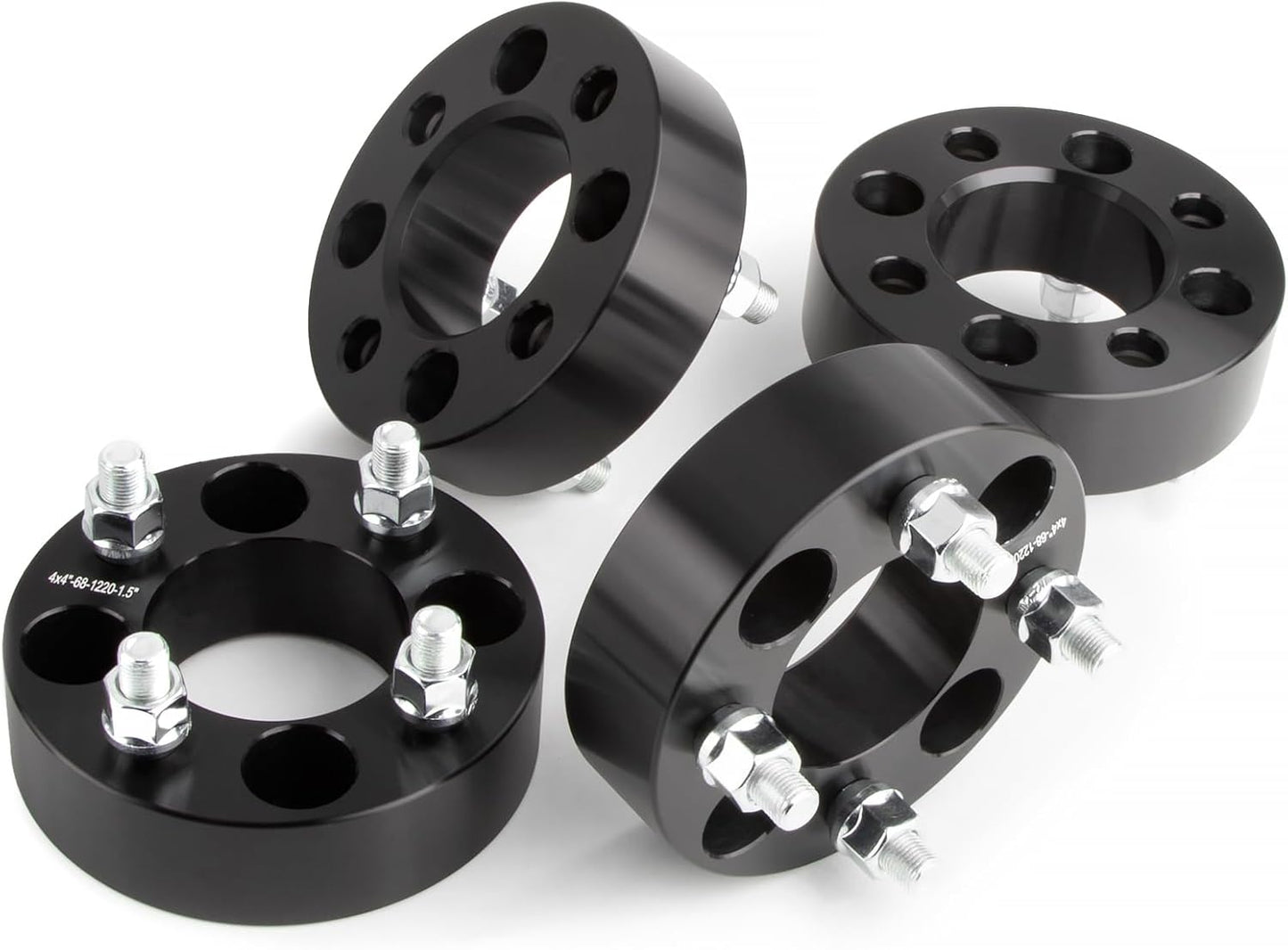 4x4 Golf Cart Wheel Spacers ATV Wheel Adapters Fits EZ GO EZGO Club Car AKA 4x101.6mm Wheel Spacer 68mm Hub Bore 1/2x20 Studs