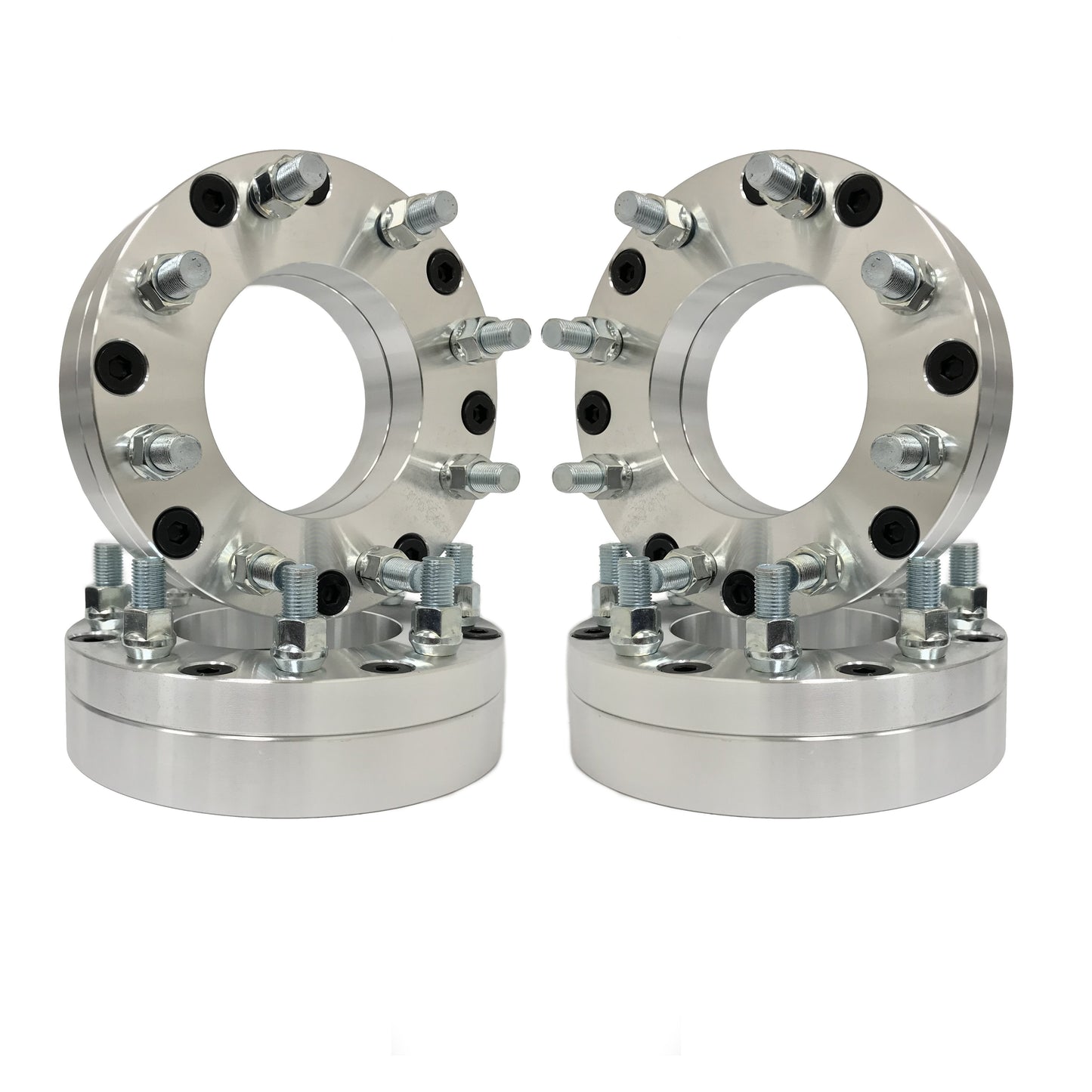 6x135 To 8x180 Wheel Adapters | 2 Inch 14x1.5 Studs | Use 8x180 Wheels On 6x135 Ford F-150 Expedition Lincoln Navigator