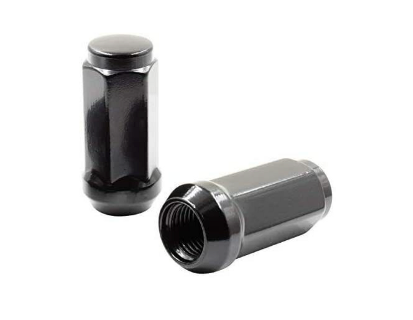 20 TUERCAS NEGRAS DE 1/2"-20 DE ALTO | SE ADAPTA A LLANTAS DE RUEDAS DEL MERCADO DE POSTVENTA