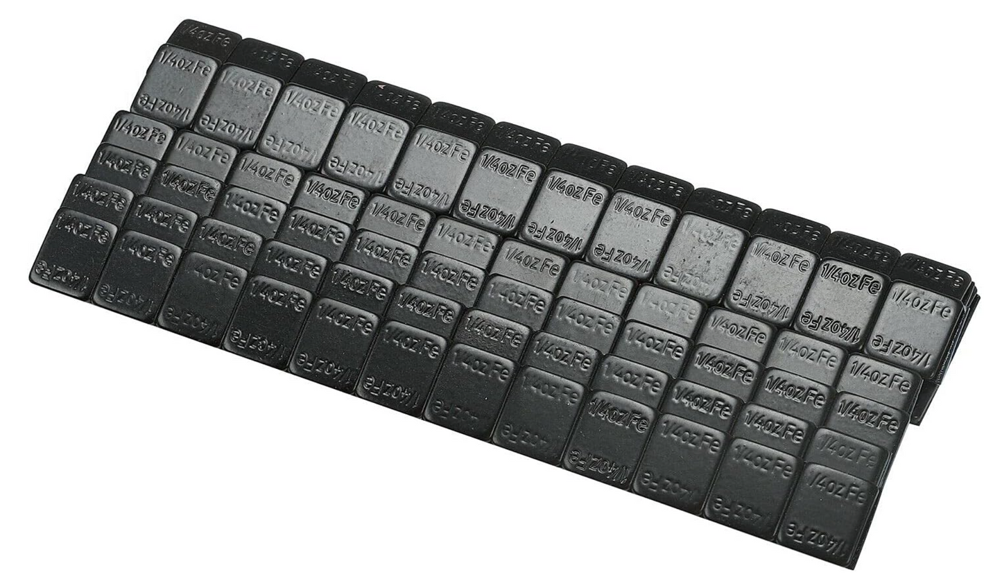 4 Boxes Black Stick On Wheel Weights 1/4 Oz (.25 Ounces) Adhesive Tape 2496 Pcs!
