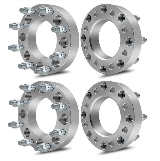 8x6.5 To 8x170 Wheel Adapter 9/16"-18 Use Ford F-250 F-350 Truck Wheels On Dodge Or Older Ford Trucks! Also known as 8x165.1 To 8x170