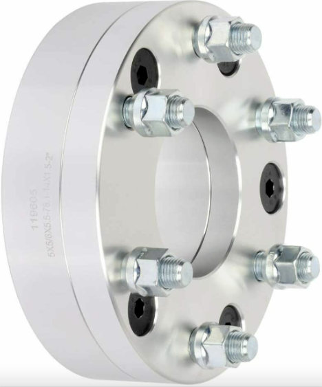 4 WHEEL ADAPTERS 5x4.5 TO 6x135 | USE 6 LUG WHEELS ON 5 LUG CAR | 2" INCH THICK | 12x1.5 STUDS