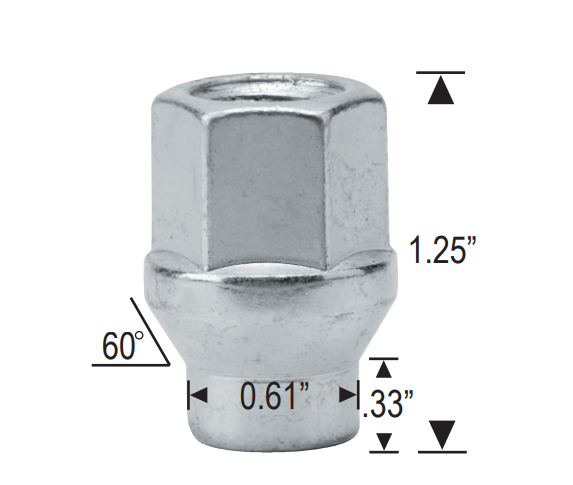 Jeep ET Style Chrome Lug Nuts Set 1/2x20 Extended Thread For All CJ YJ TJ JK Jeeps!