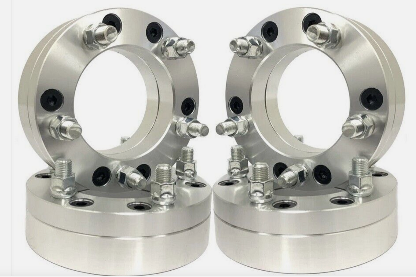 4 WHEEL ADAPTERS 4x4.5 TO 5x4.5 | USE 5 LUG WHEELS ON 4 LUG CAR | 2" INCH THICK