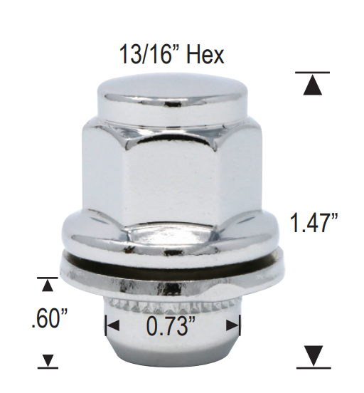24 Toyota OEM Mag Lug Nuts Set Fits All 6 Lug Mag Wheels / Rims 6x5.5 Or 6x139.7 Tacoma, 4Runner, FJ Cruiser, Tundra, Wheel Lugs