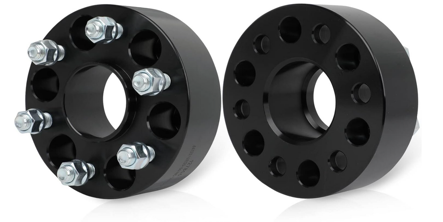 Espaciadores de ruedas 6x120 centrados en buje Cadillac SRX Chevy Colorado GMC Canyon 2 pulgadas de espesor 6x4.75
