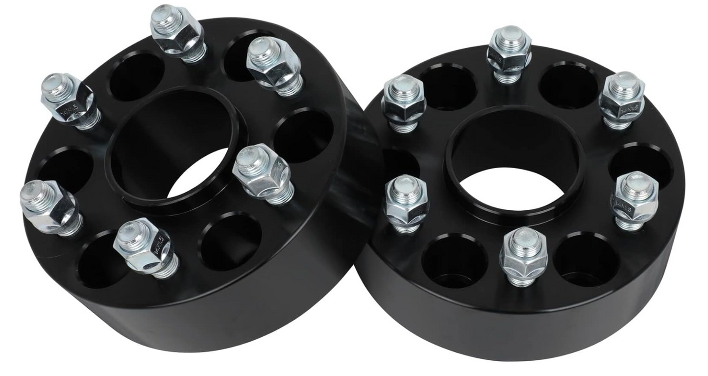 Espaciadores de ruedas 6x120 centrados en buje Cadillac SRX Chevy Colorado GMC Canyon 2 pulgadas de espesor 6x4.75